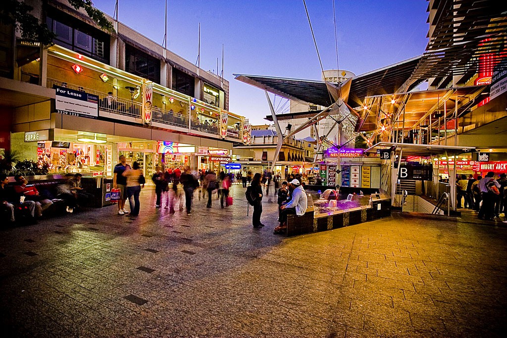 Queen Street Mall - Photo Credit Brisbane City Council