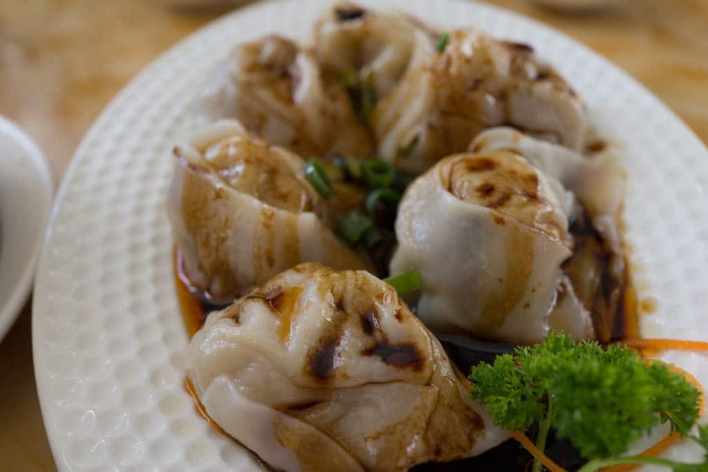 Sour and hot dumplings - Photo credit Charles Haynes