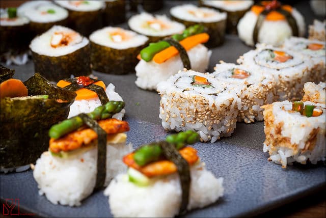 Sushi - Photo credit Yannig Van de Wouwer