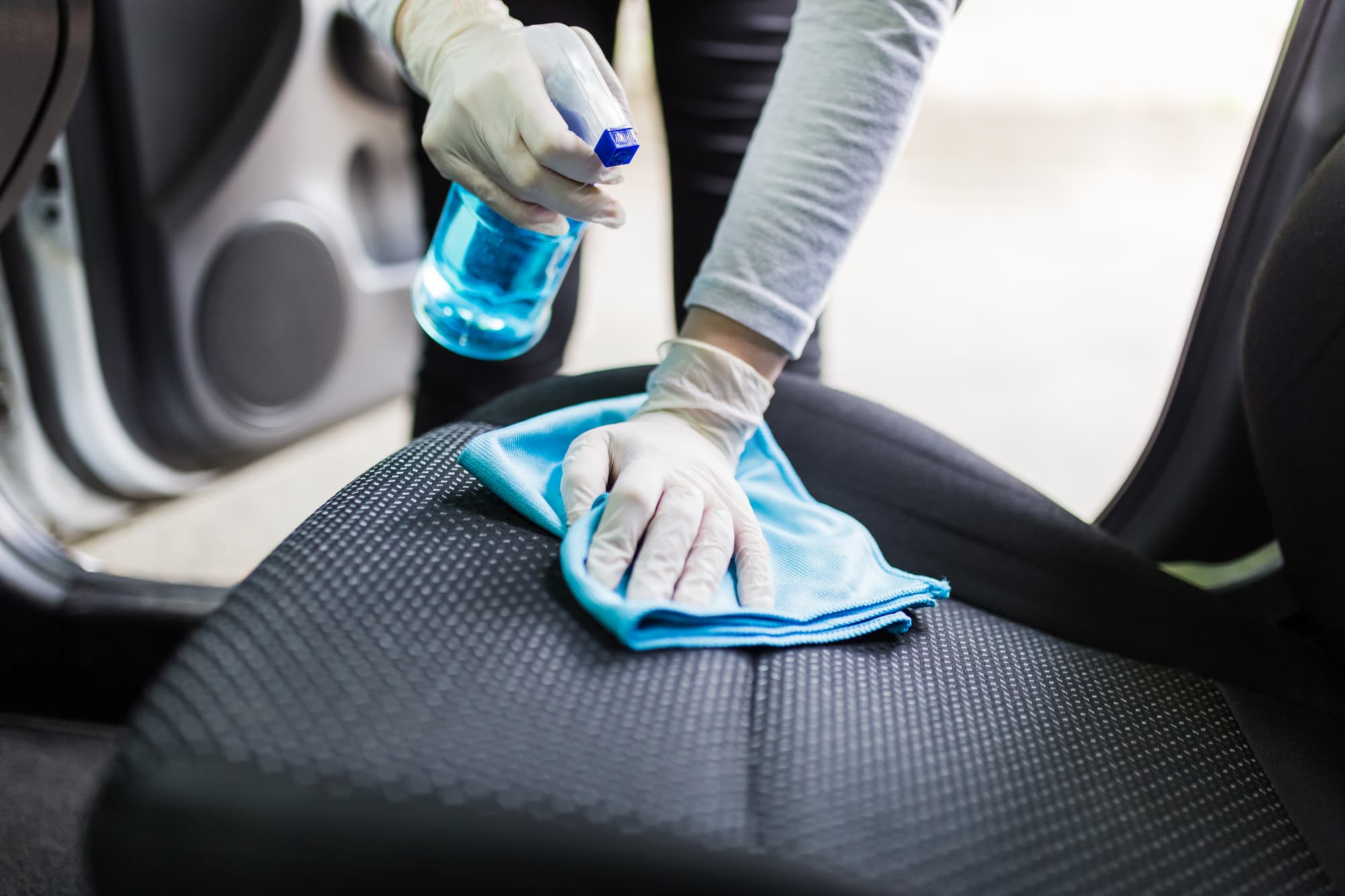 Cleaning Car Seat