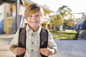 boy smiling